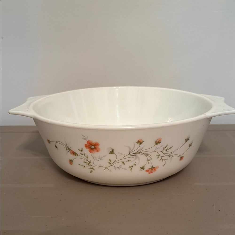 Vintage Pyrex floral cookware